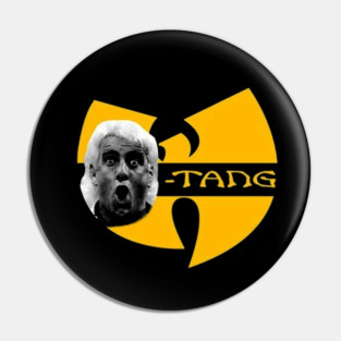 Wooo-Tang Rick Flair WOO Funny Parody Pin