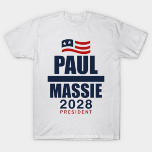 Ron Paul Thomas Massie Election 2028 President T-Shirt
