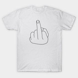 The Big Middle Finger T-Shirt