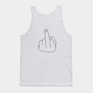 The Big Middle Finger Tank Top