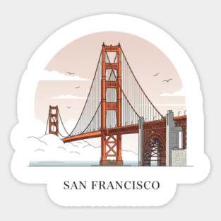 Golden Gate Sticker