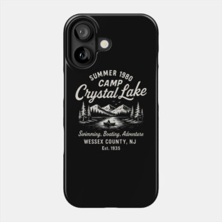 Camp Crystal Lake Summer 1980 Retro Horror-Inspired Camp Phone Case