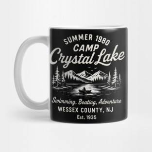 Camp Crystal Lake Summer 1980 Retro Horror-Inspired Camp Mug