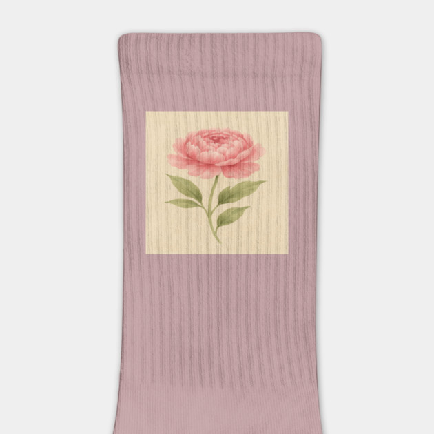 Pink Peony Watercolor Bloom by Sharafeldin  's Store