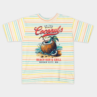 Coconuts Castle in the Sands Resort Bar Ocean City Maryland Kids T-Shirt