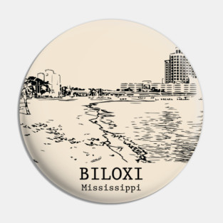 Biloxi - Mississippi Pin