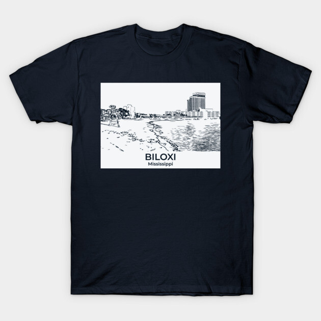 Biloxi - Mississippi T-Shirt by Lakeric