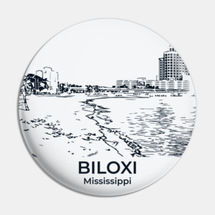 Biloxi - Mississippi Pin