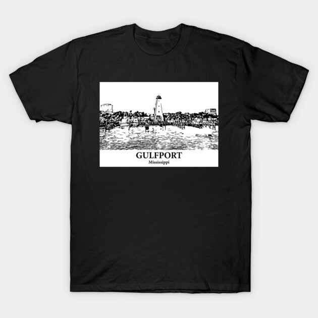 Gulfport - Mississippi T-Shirt by Lakeric