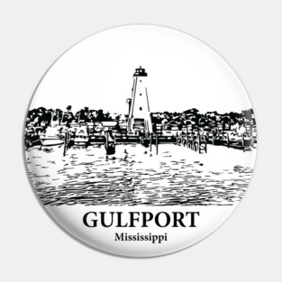 Gulfport - Mississippi Pin