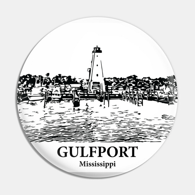 Gulfport - Mississippi Pin by Lakeric
