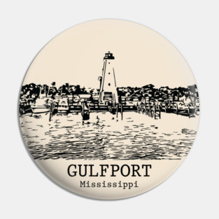 Gulfport - Mississippi Pin