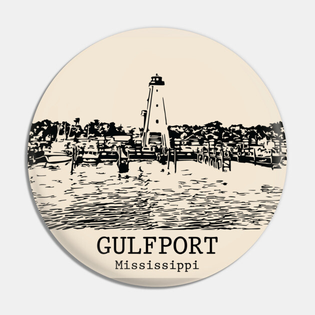 Gulfport - Mississippi Pin by Lakeric