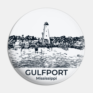 Gulfport - Mississippi Pin