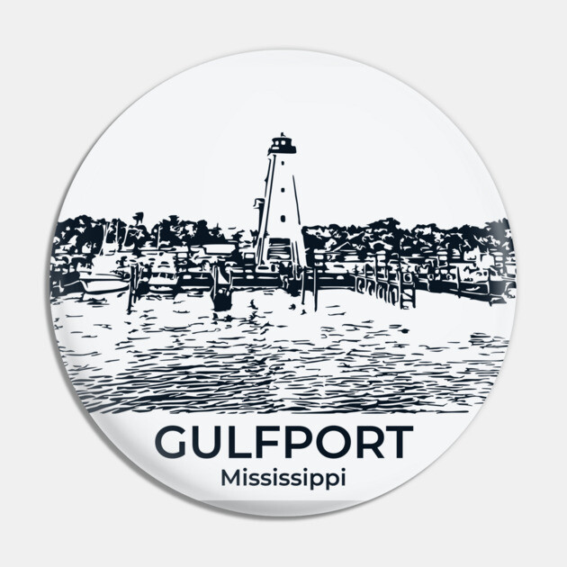Gulfport - Mississippi Pin by Lakeric