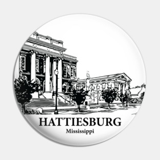 Hattiesburg - Mississippi Pin