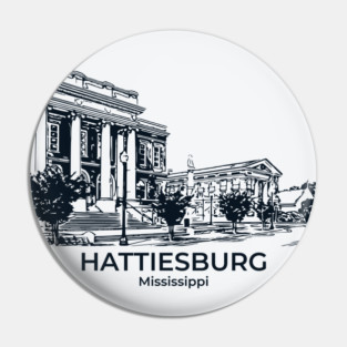 Hattiesburg - Mississippi Pin
