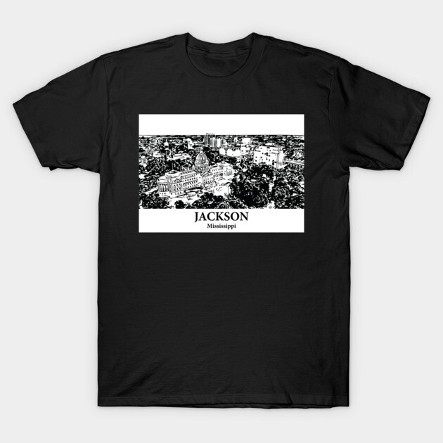Jackson - Mississippi T-Shirt by Lakeric