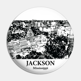 Jackson - Mississippi Pin