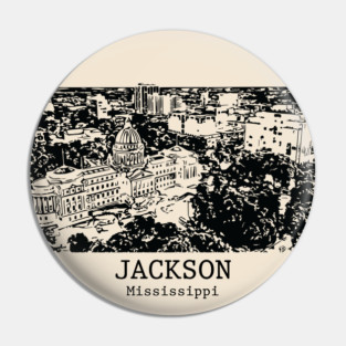 Jackson - Mississippi Pin