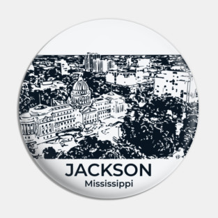Jackson - Mississippi Pin
