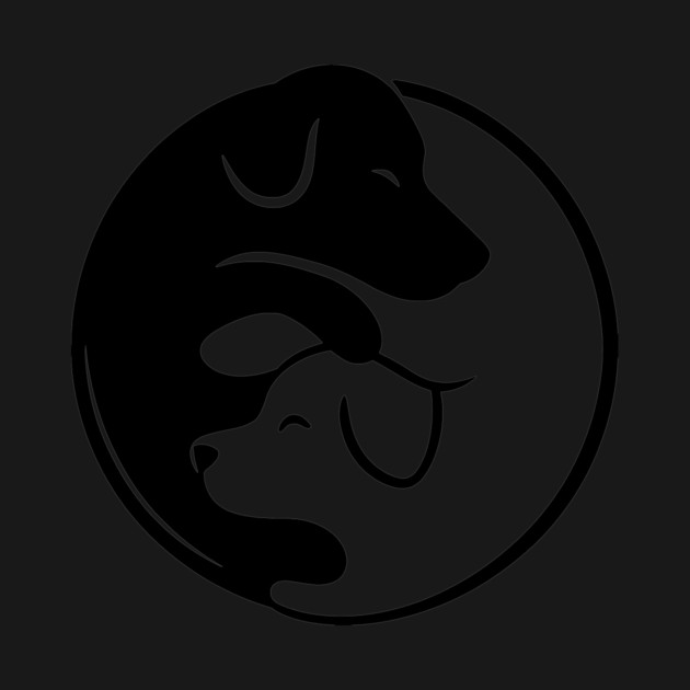 Yin Yang dogs by CreativeSage