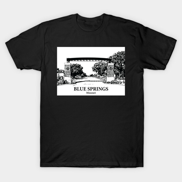Blue Springs - Missouri T-Shirt by Lakeric