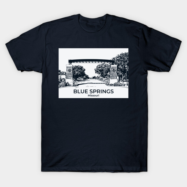 Blue Springs - Missouri T-Shirt by Lakeric