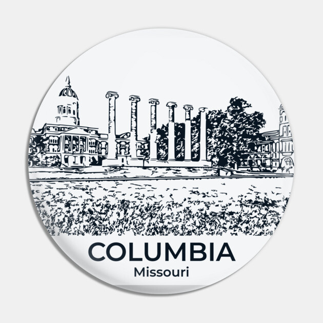 Columbia - Missouri Pin by Lakeric