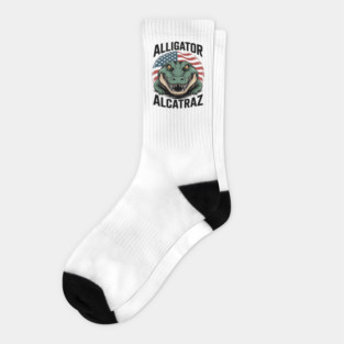 Alligator-Alcatraz Socks