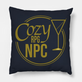Cozy RPG NPC Pillow
