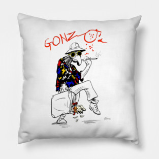 Hunter S Thompson Gonzo Pillow