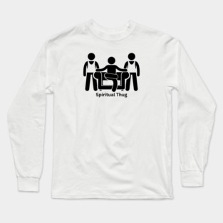 Spiritual Thug T-Shirt – Peaceful but Powerful Statement Tee Long Sleeve T-Shirt
