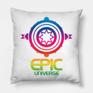Epic Rainbow Center Pillow