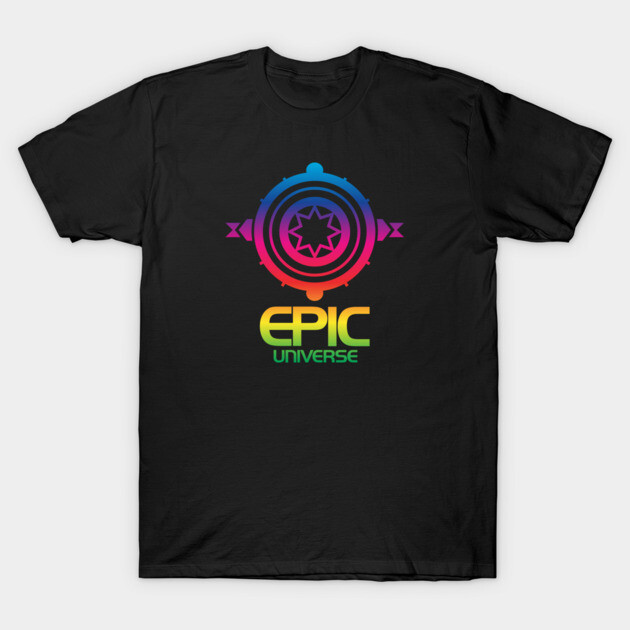 Epic Rainbow Center T-Shirt by GoAwayGreen