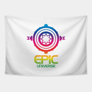 Epic Rainbow Center Tapestry