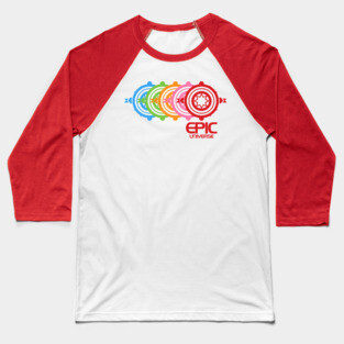Retro Epic Center Universe Baseball T-Shirt