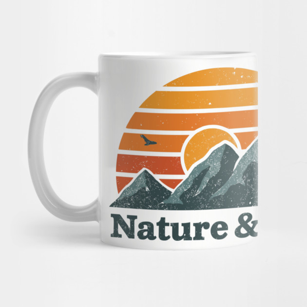 Nature & Shit Cheeky Outdoors Camping Humor by Anticorporati