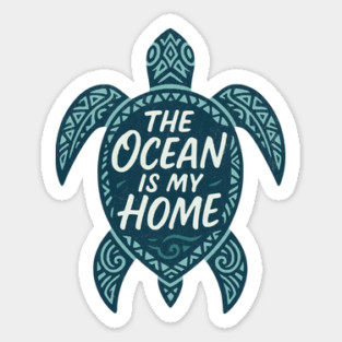 The Ocean Is My Home Magnet