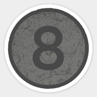 8 Ball Sticker