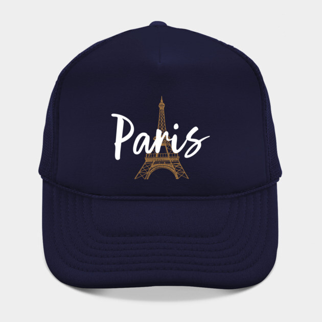 Paris France Eiffel Tower Minimalist Design by DonWillisJrArt