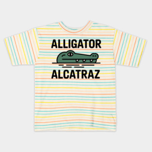 Alligator-Alcatraz Kids T-Shirt
