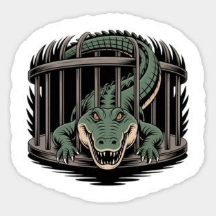 Alligator-Alcatraz Sticker