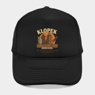 Klopek Demolition & Yard Services – The 'Burbs Inspired Horror Tee Hat