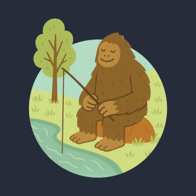 Bigfoot Goes Fishing by stayfrostybro