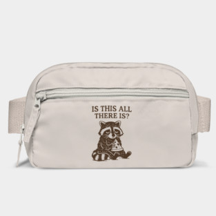 existential raccoon Bag