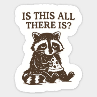 existential raccoon Magnet