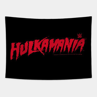 Hulk Hogan Hulkamania Text Tapestry