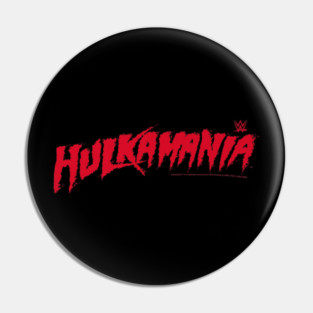 Hulk Hogan Hulkamania Text Pin