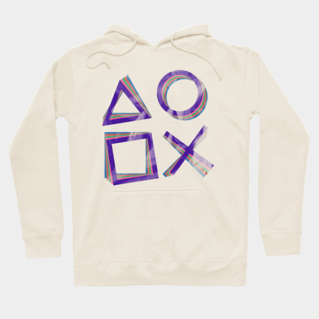 Paper Playstation Swirl Hoodie by casualteesinc